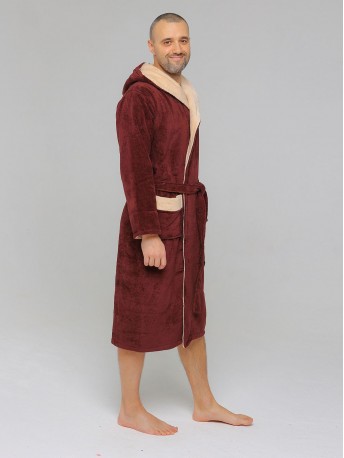 Махровый мужской халат